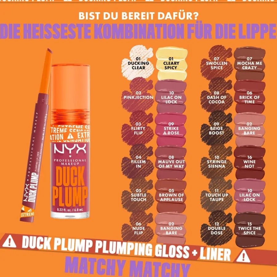 NYX Professional Makeup Konturenstift Duck Plump Plumping Lip Liner Lippenkonturenstift von Outlet