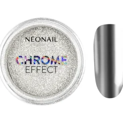 NEONAIL Kunstnägel & Nageldesign Chrome Effect Powder von Silber Best