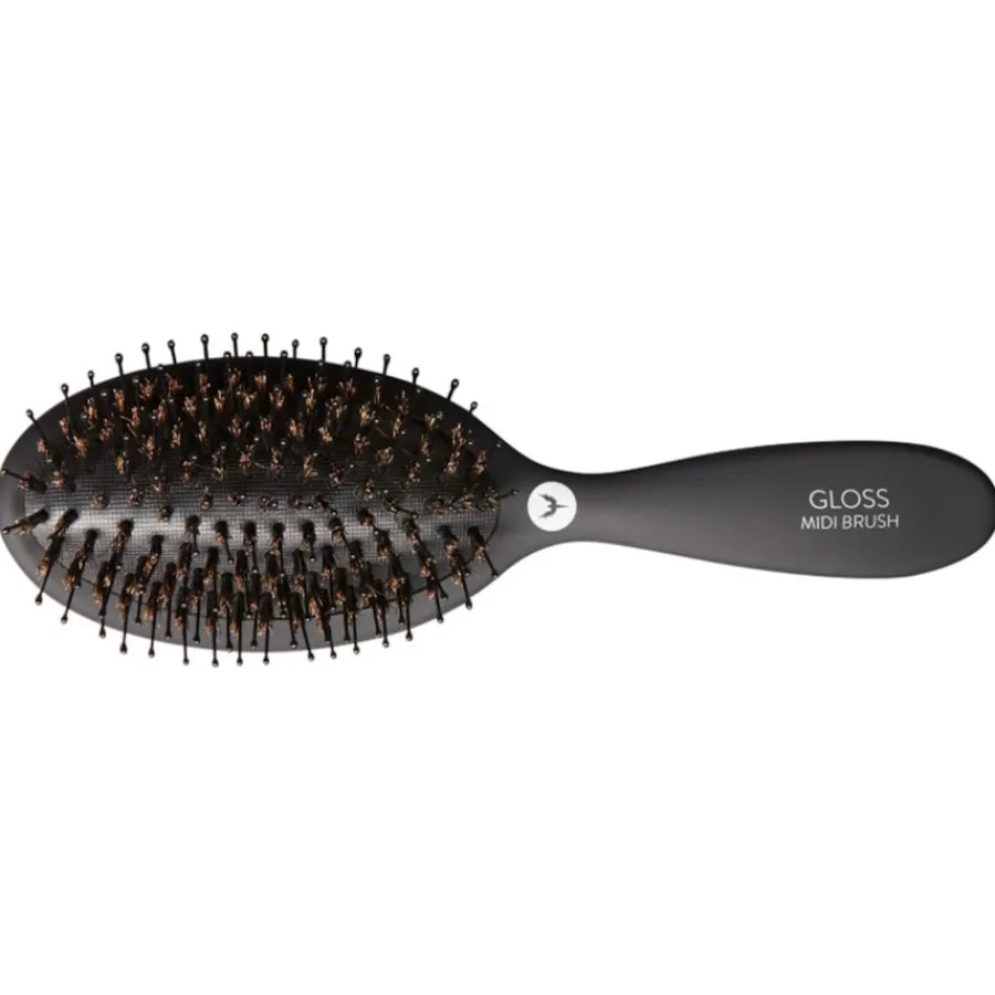 HH Simonsen Kämme & Bürsten Gloss Brush Midi Black von Outlet