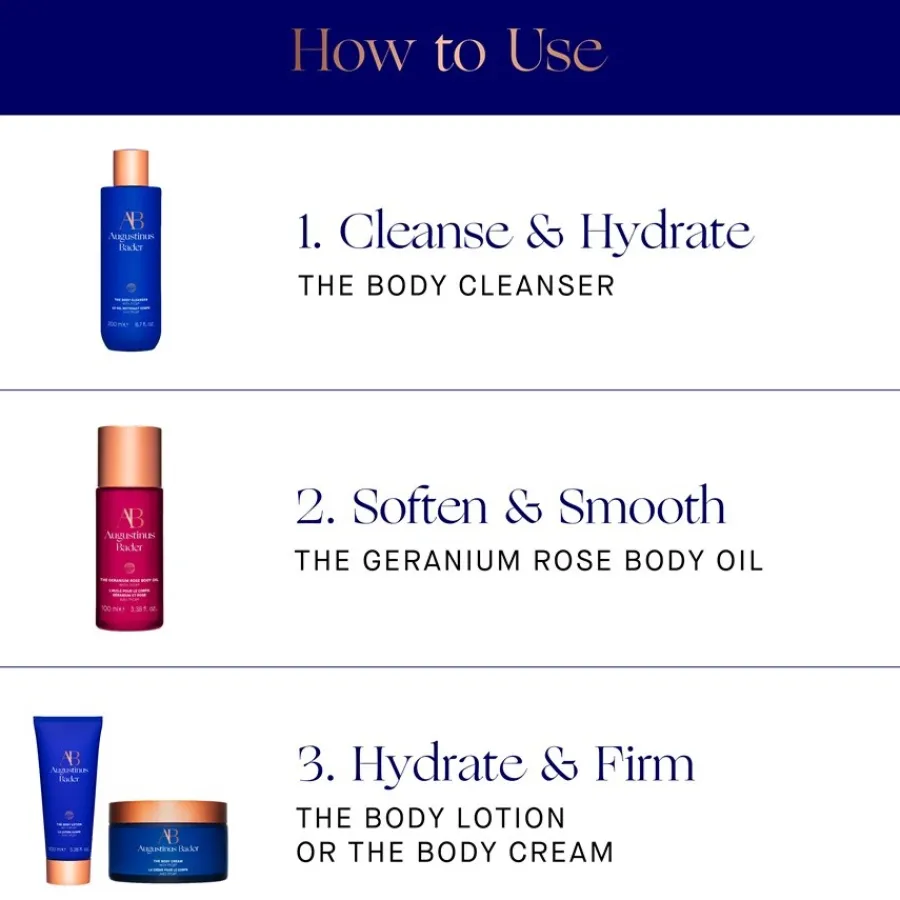 Augustinus Bader Körper The Geranium Rose Body Oil von