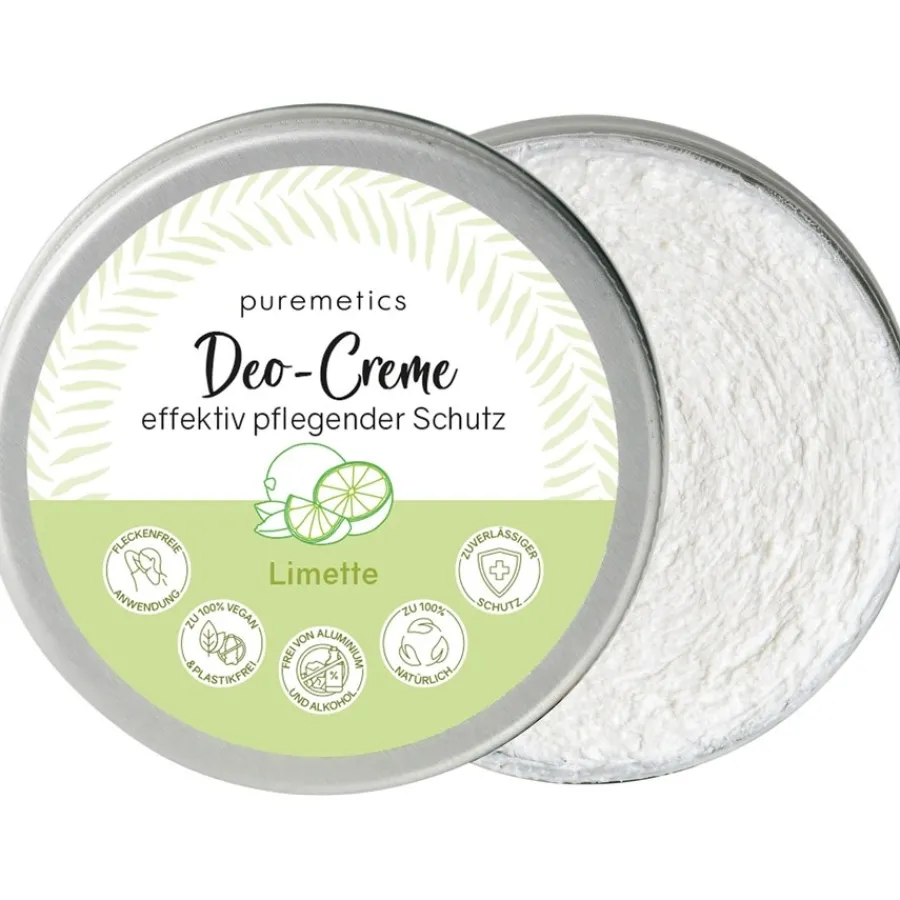 puremetics Körperpflege Deo-Creme Limette von Clearance