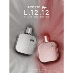 Lacoste L.12.12 Silver Grey Eau de Parfum Spray von Clearance