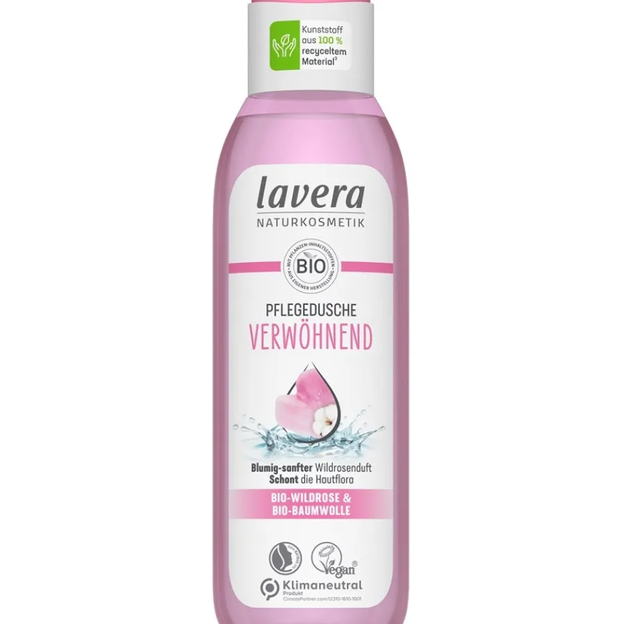 Lavera Pflegedusche Verwöhnend Bio-Wildrose & Bio-Baumwolle Hot