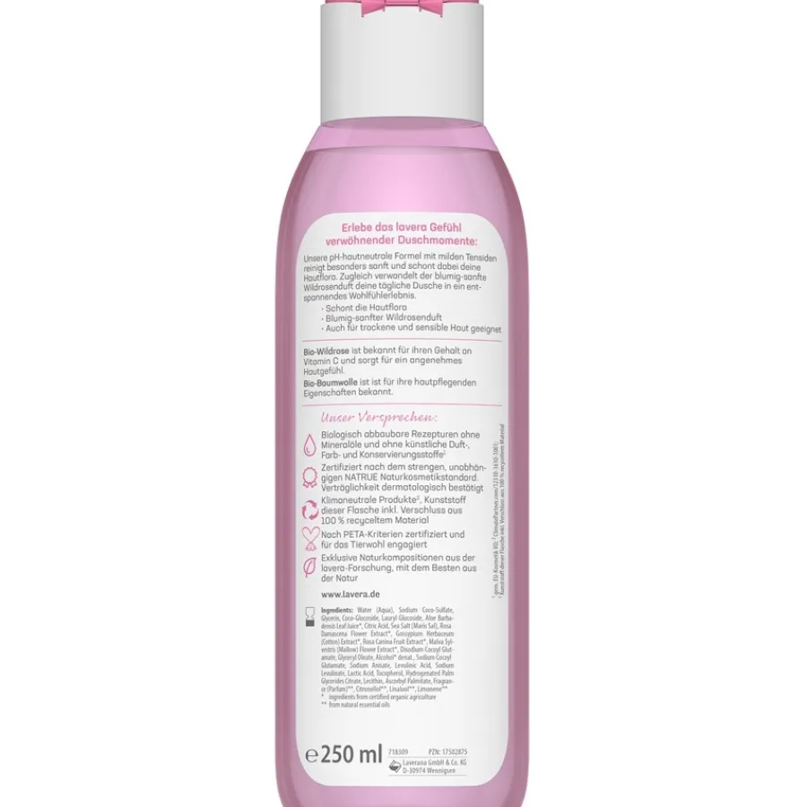 Lavera Pflegedusche Verwöhnend Bio-Wildrose & Bio-Baumwolle Hot