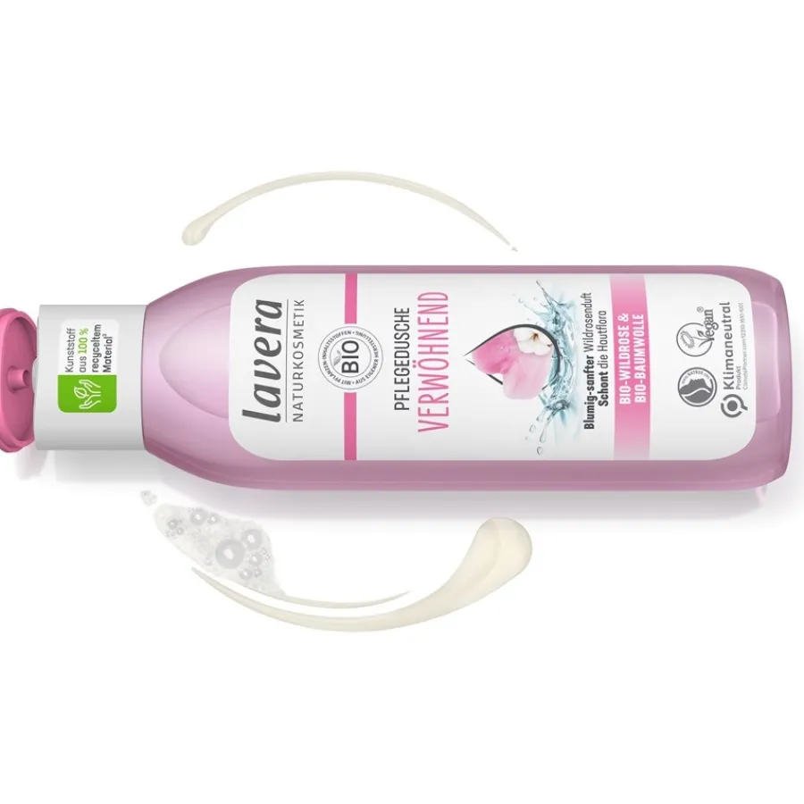 Lavera Pflegedusche Verwöhnend Bio-Wildrose & Bio-Baumwolle Hot