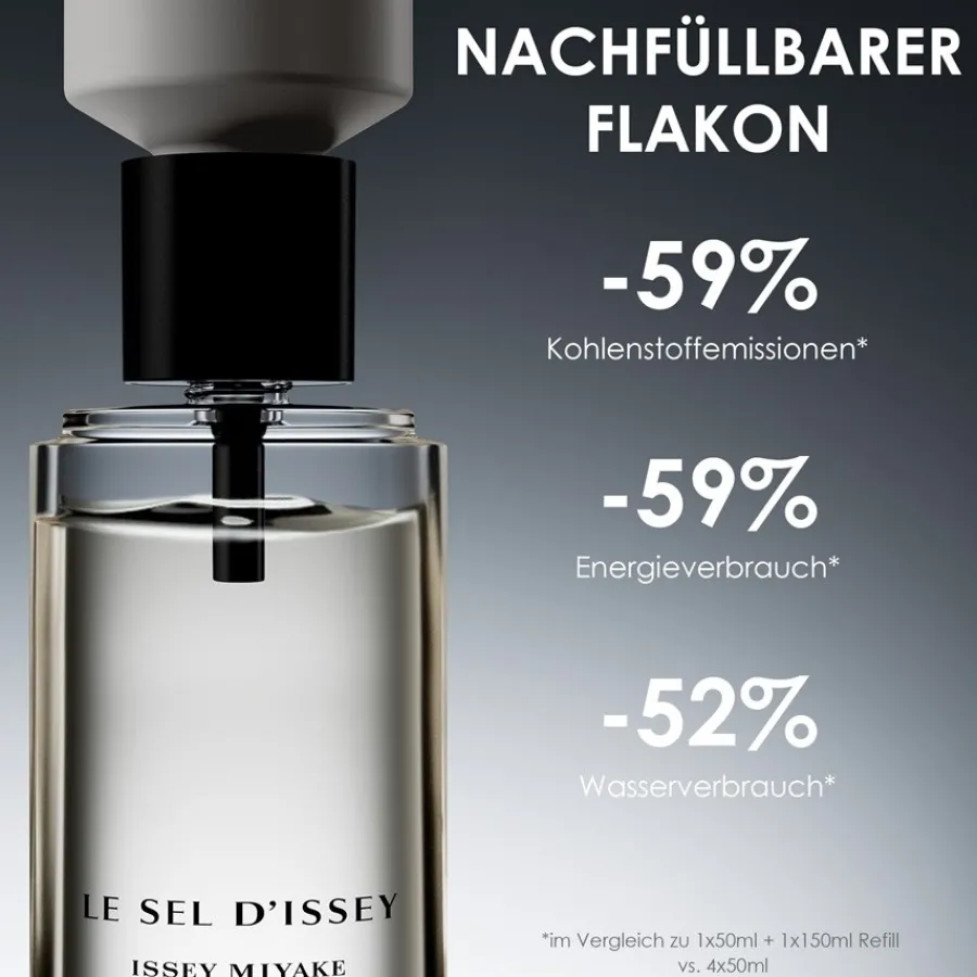 Issey Miyake Le Sel d'Issey Eau de Toilette Spray - nachfüllbar von Clearance