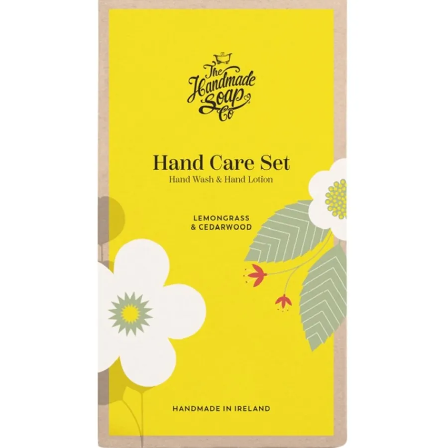 The Handmade Soap Lemongrass & Cedarwood Geschenkset Handseife und Handlotion von