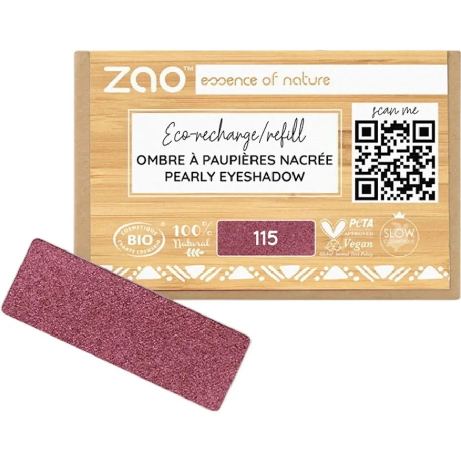 Zao Lidschatten & Primer Pearly Eyeshadow Refill von