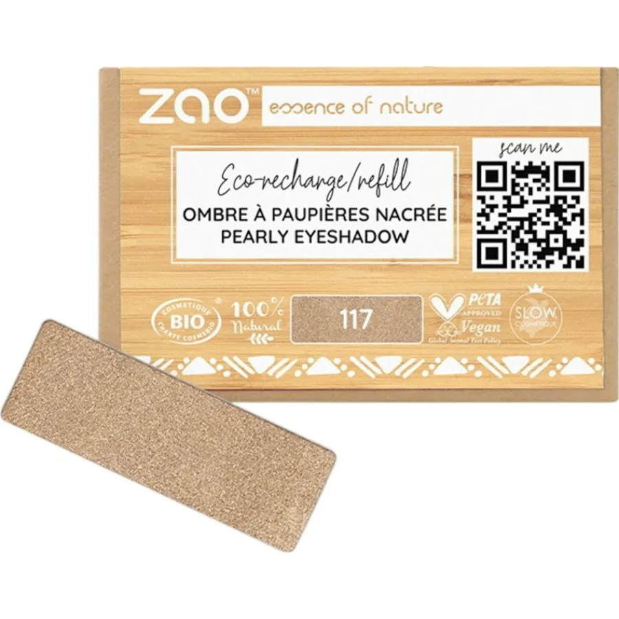 Zao Lidschatten & Primer Pearly Eyeshadow Refill von