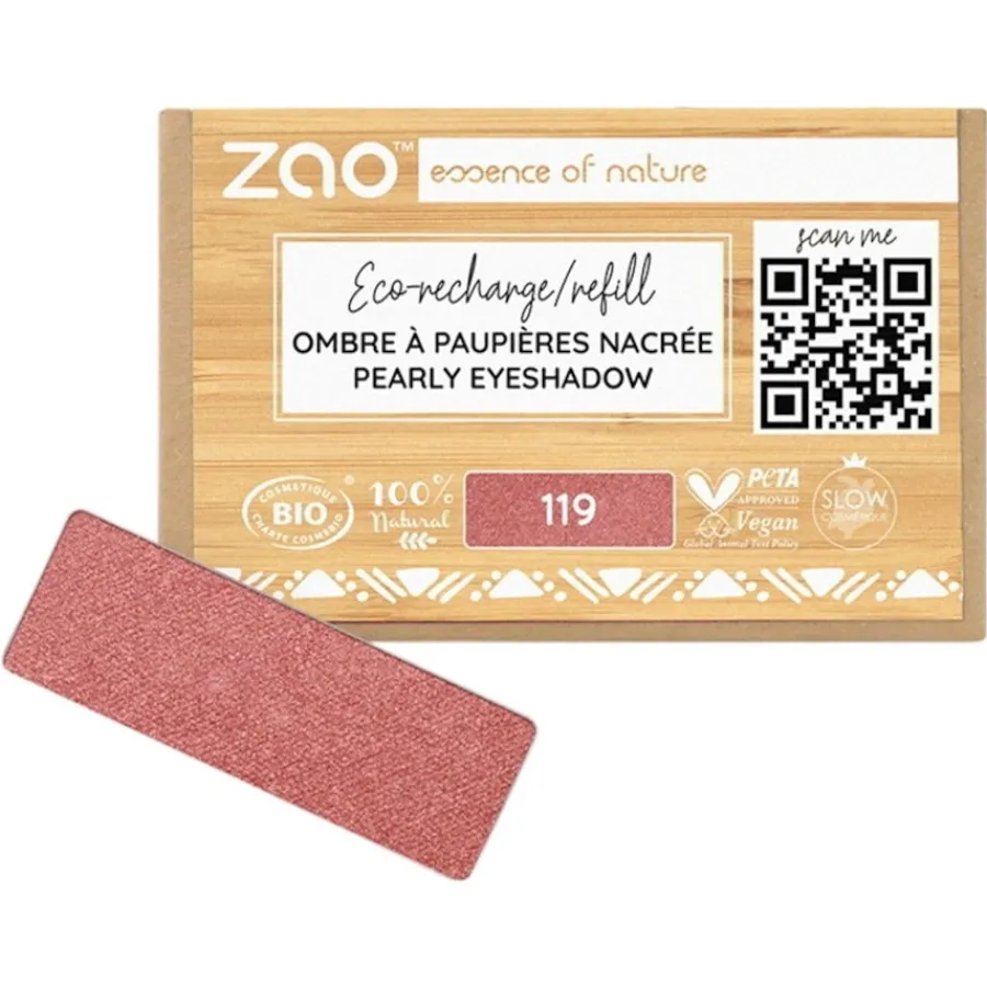 Zao Lidschatten & Primer Pearly Eyeshadow Refill von