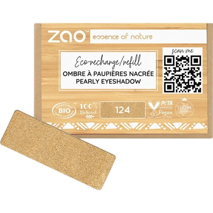 Zao Lidschatten & Primer Pearly Eyeshadow Refill von