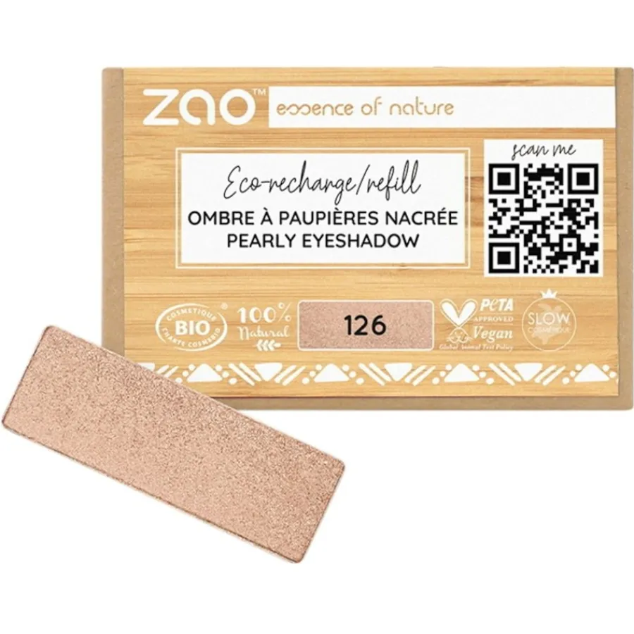 Zao Lidschatten & Primer Pearly Eyeshadow Refill von