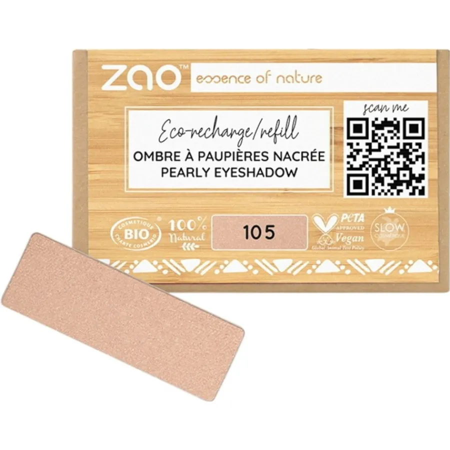 Zao Lidschatten & Primer Pearly Eyeshadow Refill von