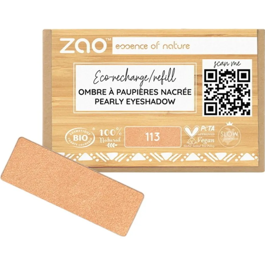 Zao Lidschatten & Primer Pearly Eyeshadow Refill von