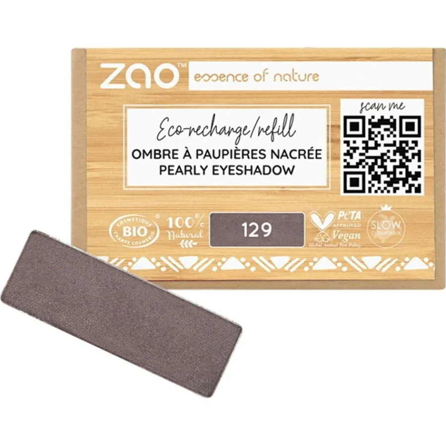 Zao Lidschatten & Primer Pearly Eyeshadow Refill von