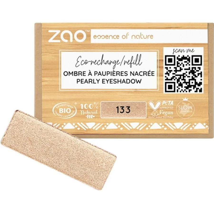 Zao Lidschatten & Primer Pearly Eyeshadow Refill von