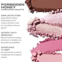 Morphe Lidschatten Forbidden Honey Eyeshadow Palette von