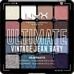 NYX Professional Makeup Lidschatten Ultimate Shadow Palette Vintage Jean Baby von