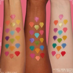 NYX Professional Makeup Lidschatten Ultimate Shadow Palette I Know That's Bright von