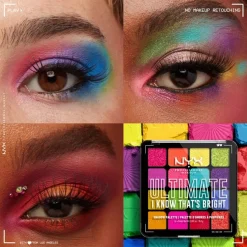NYX Professional Makeup Lidschatten Ultimate Shadow Palette I Know That's Bright von