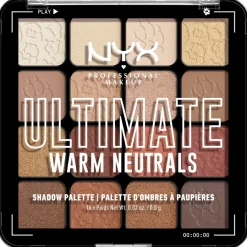 NYX Professional Makeup Lidschatten Ultimate Shadow Palette Warm Neutrals von