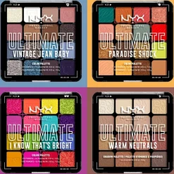 NYX Professional Makeup Lidschatten Ultimate Shadow Palette Warm Neutrals von