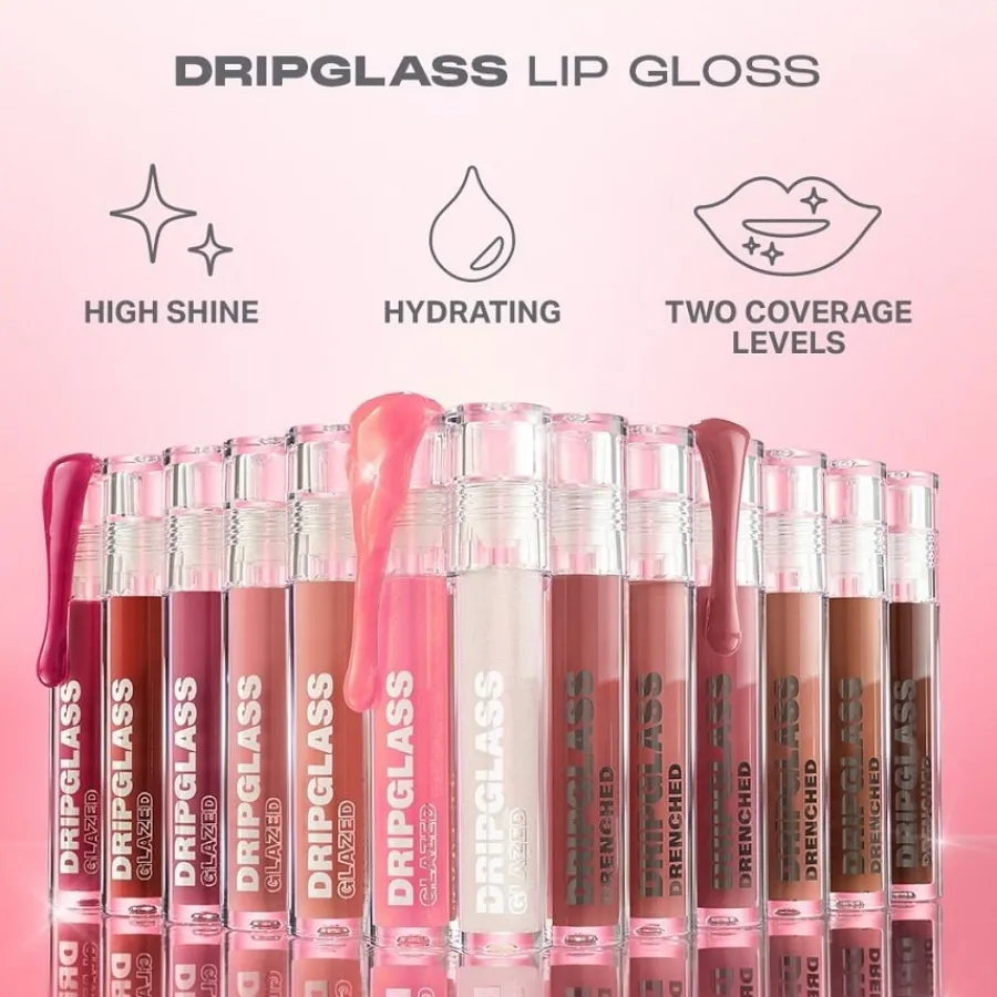 Morphe Lip Gloss Dripglass Glazed von Hot