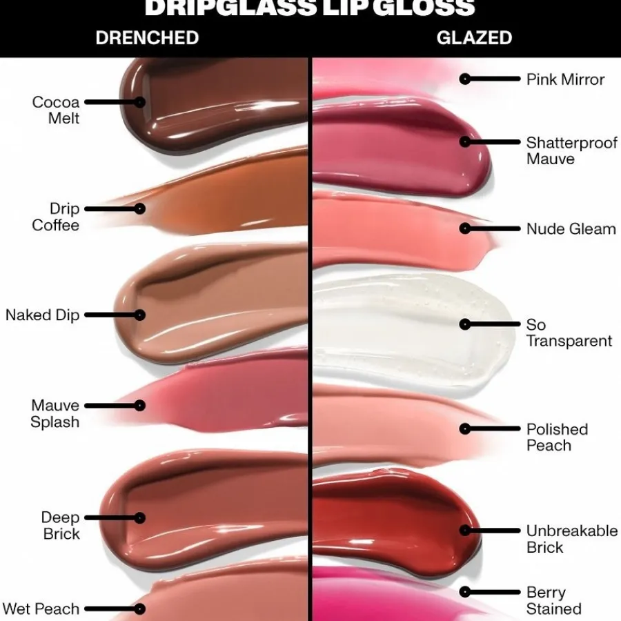 Morphe Lip Gloss Dripglass Glazed von Hot