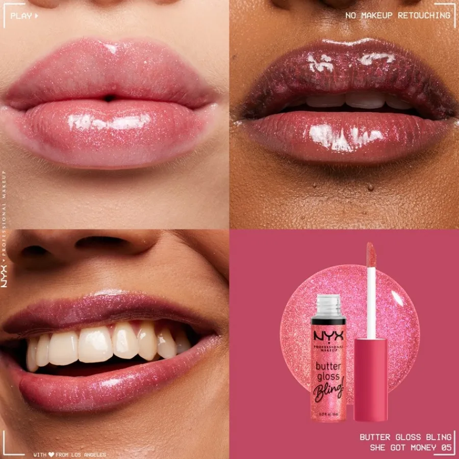 NYX Professional Makeup Lipgloss Butter Gloss Bling von Discount