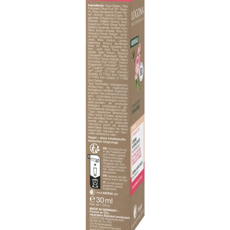Logona Moisture Lift Straffende Getönte Feuchtigkeitscreme Bio-Rosenextrakt Und Apfelsamenextrakt Online