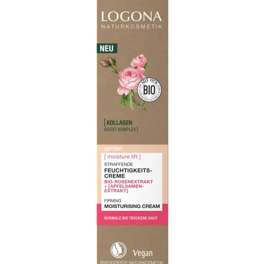 Logona Moisture Lift Straffende Getönte Feuchtigkeitscreme Bio-Rosenextrakt Und Apfelsamenextrakt Online