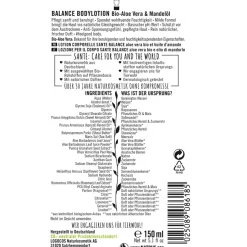 Sante Naturkosmetik Lotionen Balance Bodylotion Bio-Aloe Vera & Mandelöl von Online