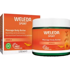 Weleda Lotionen Sport Massage Body Butter Arnika Reichhaltige Pflege für eine muskelentspannende Massage von New