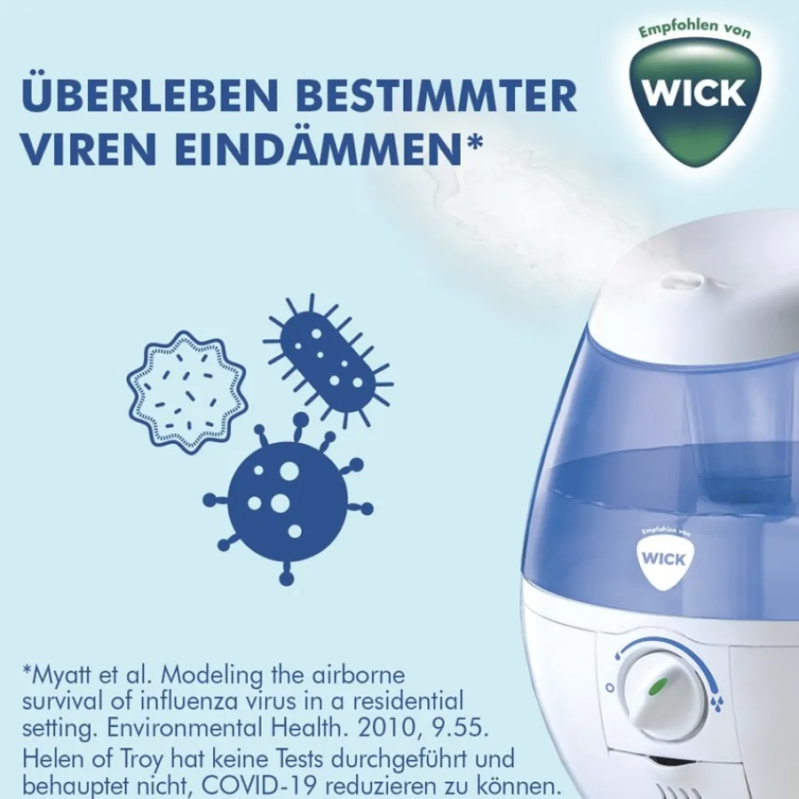 WICK Luftbefeuchter Kaltluft Ultraschall Luftbefeuchter von Hot