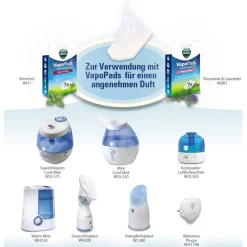 WICK Luftbefeuchter Vapo Pads Rosmarin-Lavendel Refill von Sale