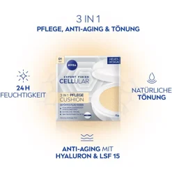 NIVEA Make-up Hyaluron Cellular Expert Finish 3in1 Pflege Cushion von Outlet