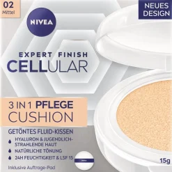 NIVEA Make-up Hyaluron Cellular Expert Finish 3in1 Pflege Cushion von Outlet
