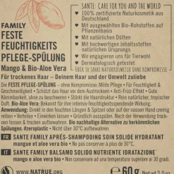 Sante Naturkosmetik Mango & Bio-Aloe Vera Feste Feuchtigkeits Pflege-Spülung von Discount
