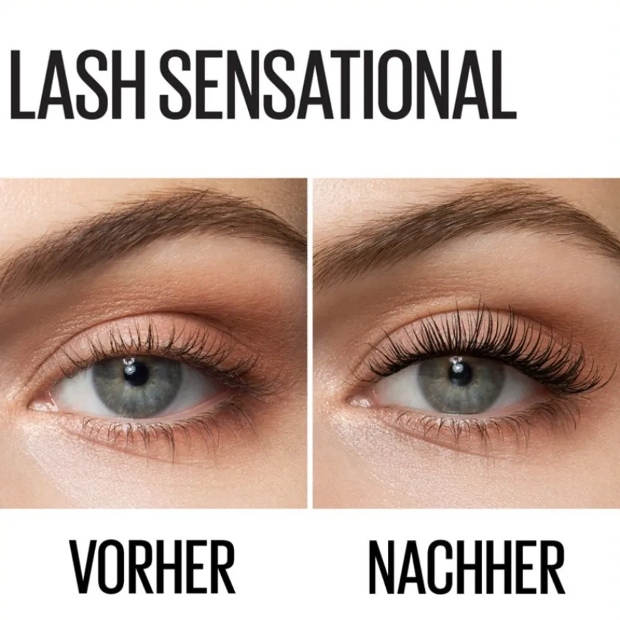Maybelline New York Mascara Lash Sensational Voller-Wimpern-Fächer Mascara von