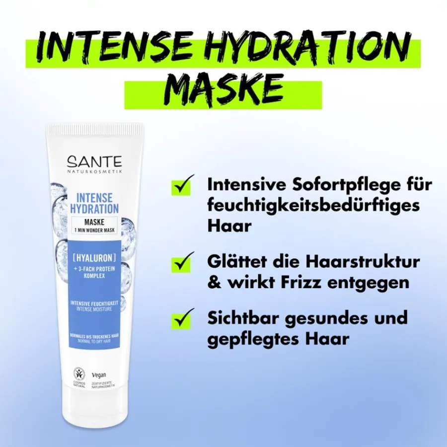 Sante Naturkosmetik Maske Intense Hydration Maske von Clearance
