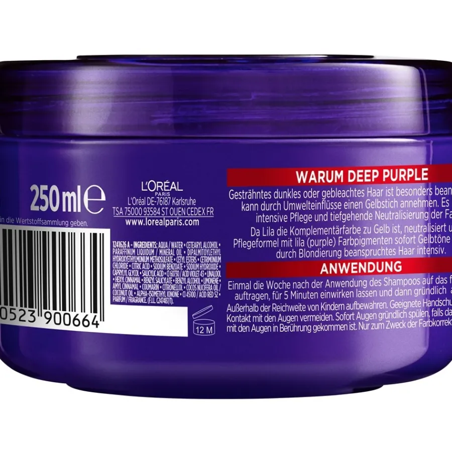 Lu2019Oru00E9al Paris Masken & Crème Color Glanz Deep Purple Maske von L’Oréal Paris Best