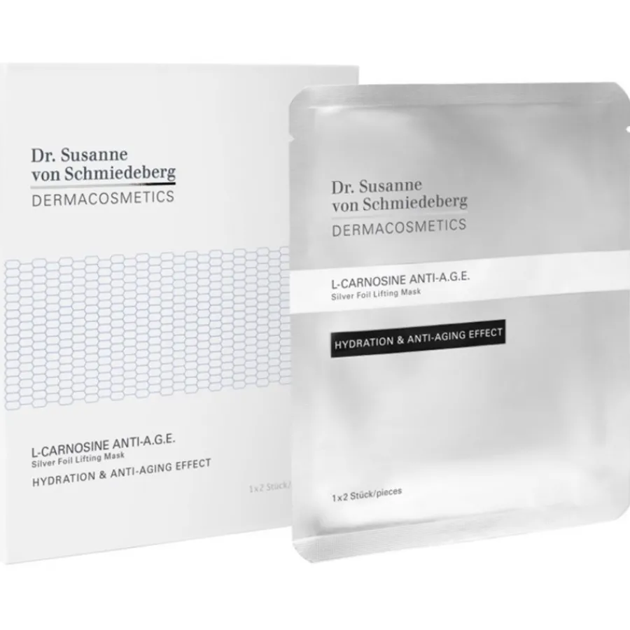 Dr. Susanne von Schmiedeberg Masken L-Carnosine Anti-A.G.E. Silver Foil Lifting Mask von