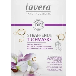 Lavera Masken Straffende Tuchmaske 3-fach wirksame Hyaluronsäuren & Karanjaöl von Sale