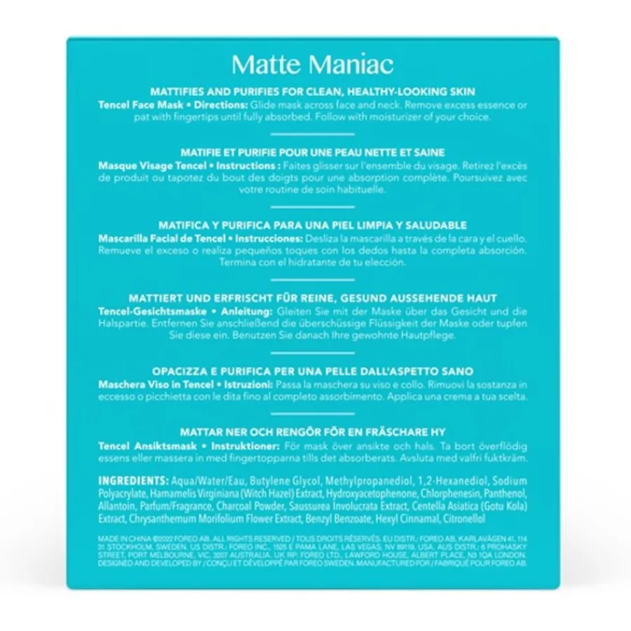 Foreo Maskenbehandlung UFO Maskenpads Matte Maniac 2.0 von Clearance