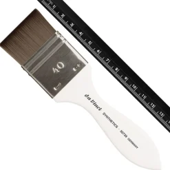 Da Vinci Maskenpinsel Breiter Maskenpinsel, geschmeidige Kunstfasern von