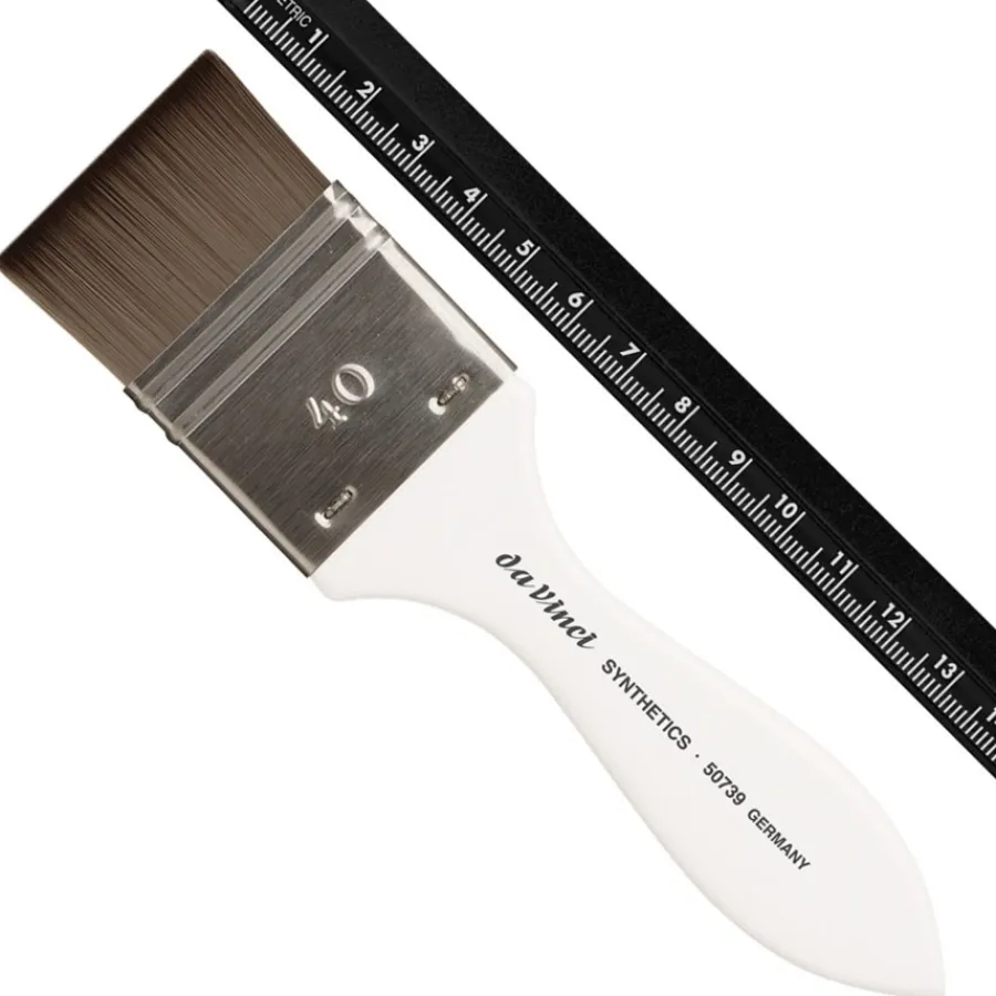 Da Vinci Maskenpinsel Breiter Maskenpinsel, geschmeidige Kunstfasern von