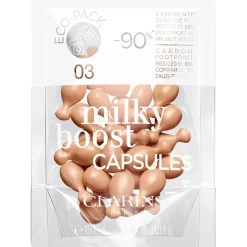 CLARINS Milky Boost Capsules Nachfüllung Getöntes, Teint perfektionierendes Fluid von