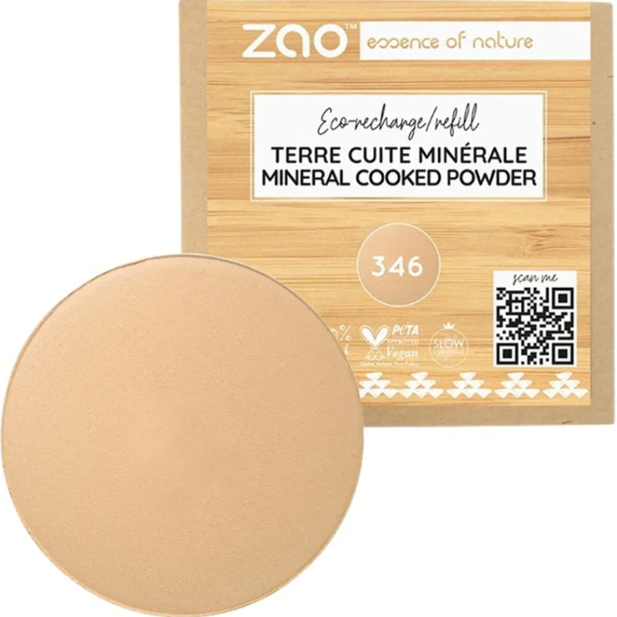 Zao Mineral Puder Refill Cooked Powder Natural von