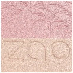 Zao Mineral Puder Shine-Up Powder Duo von Nr. 311 Pink u0026 Gold Best