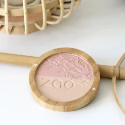 Zao Mineral Puder Shine-Up Powder Duo von Nr. 311 Pink u0026 Gold Best